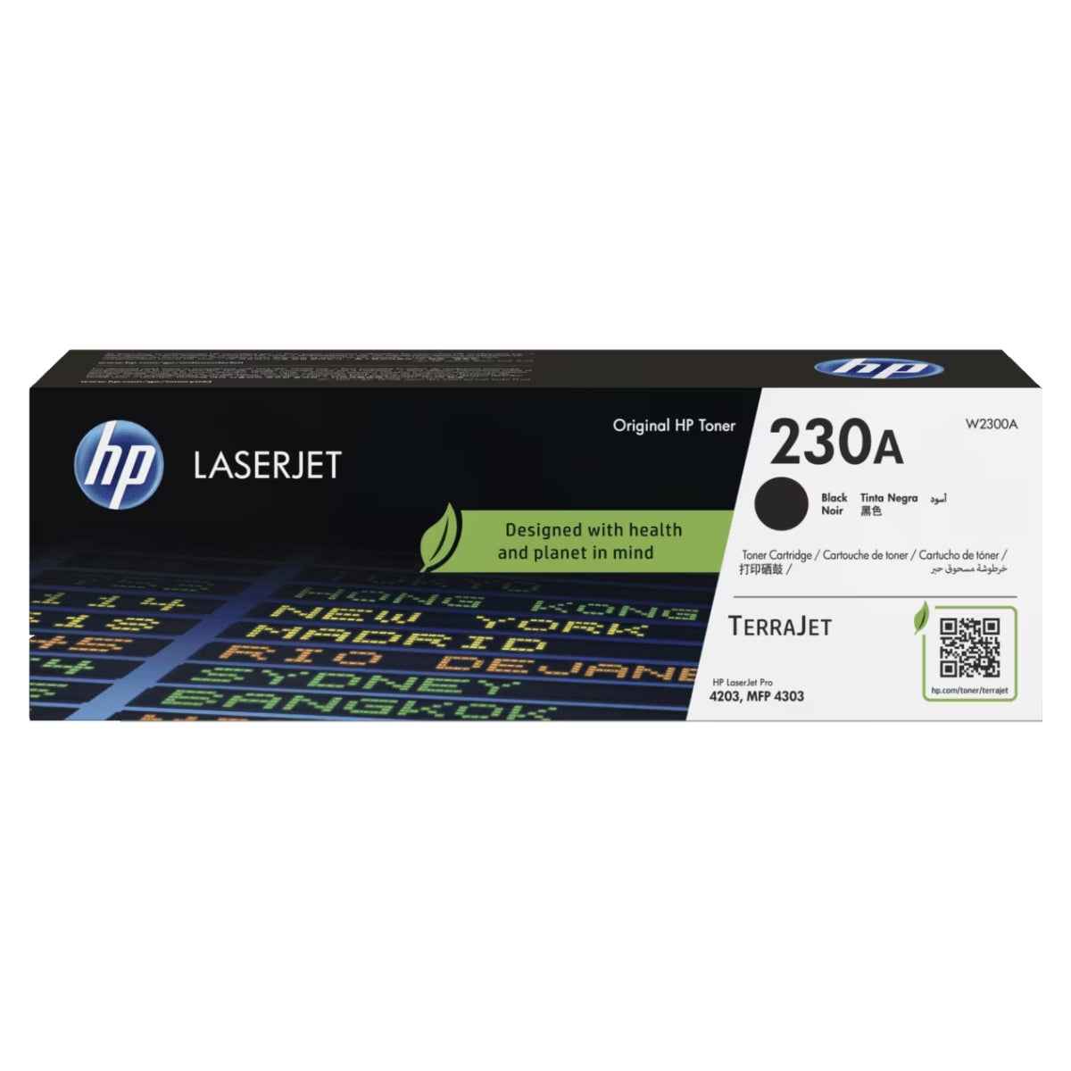HP 230A  Original Color Toner Cartridge – Cyan, Magenta, Yellow – For HP Color LaserJet Pro MFP 4303dw