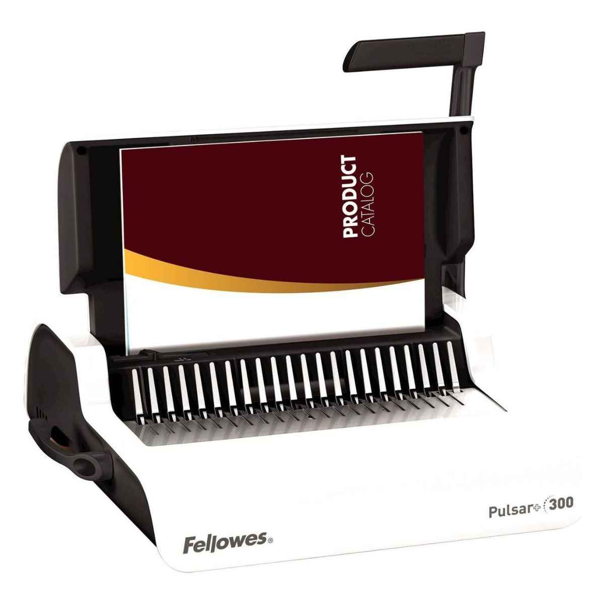 Fellowes Pulsar+ 300 Comb Binding Machine | 15 Sheet Punch Capacity | 300 Sheet Binding Capacity | 38mm Comb Size | White
