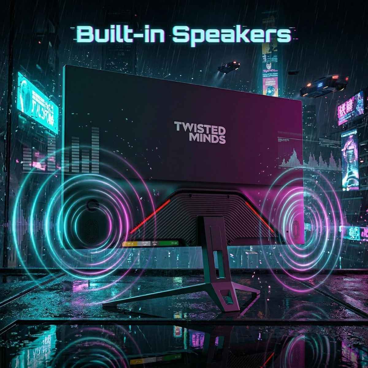 Twisted Minds ECO Series 24” FHD Gaming Monitor – 120Hz, 1ms, HDMI 2.1 &amp; DP 1.4