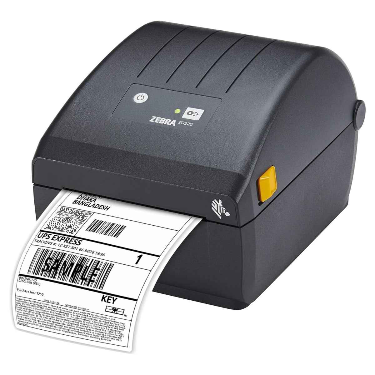 Zebra ZD220 TT Label Printer, 203 dpi/8 Dots Per mm Resolution, 4 in./102 mm Per Second Print Speed, Peeler, EPLII, ZPLII, USB | ZD22042-T0EG00EZ