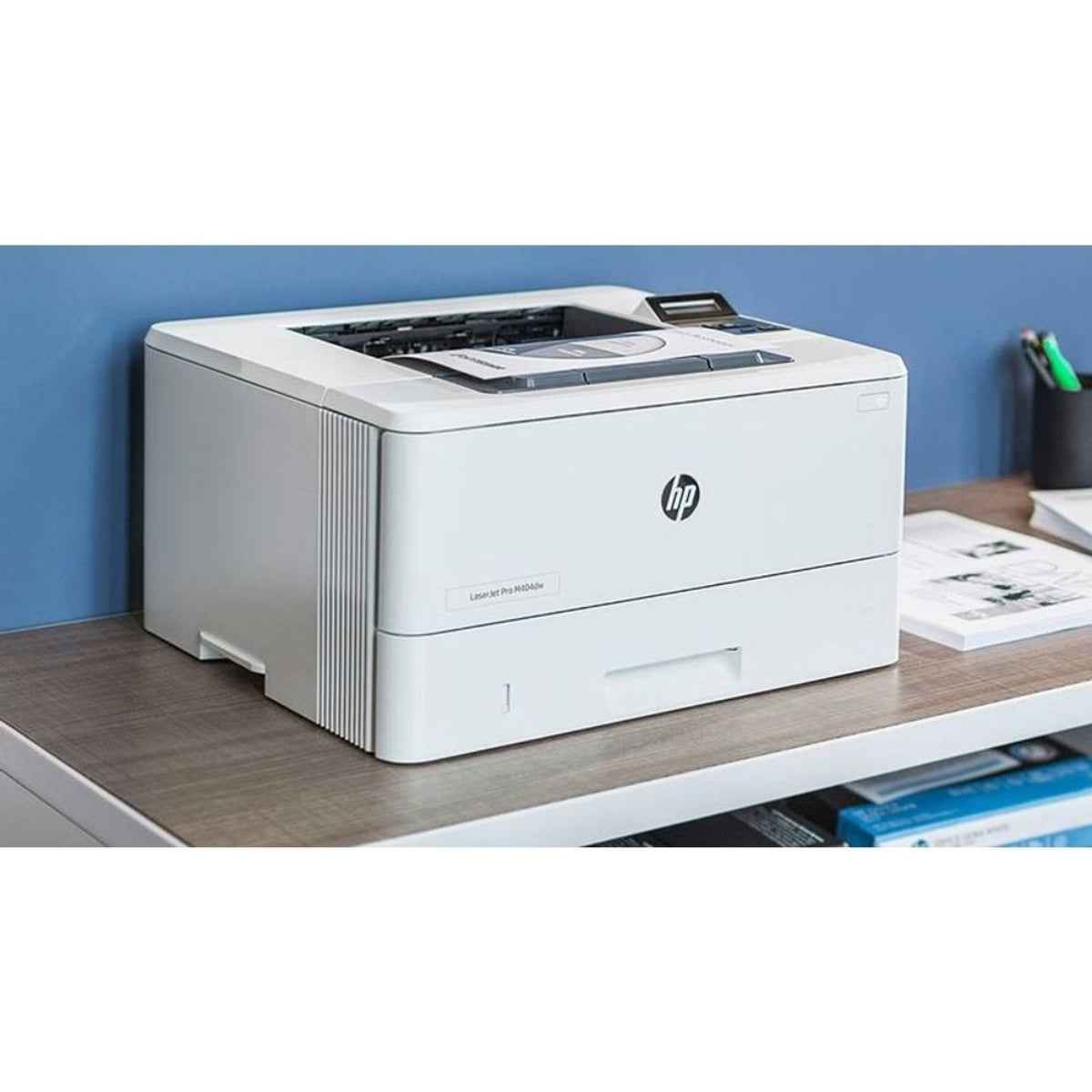 HP LaserJet Pro 4003dn Printer, 1200 x 1200 dpi Resolutions, Up to 40 ppm Print Speed, LCD Graphic Display, 100 Sheet Multipurpose Tray 1, 250 Sheet Input Tray, USB / Ethernet | 2Z609A