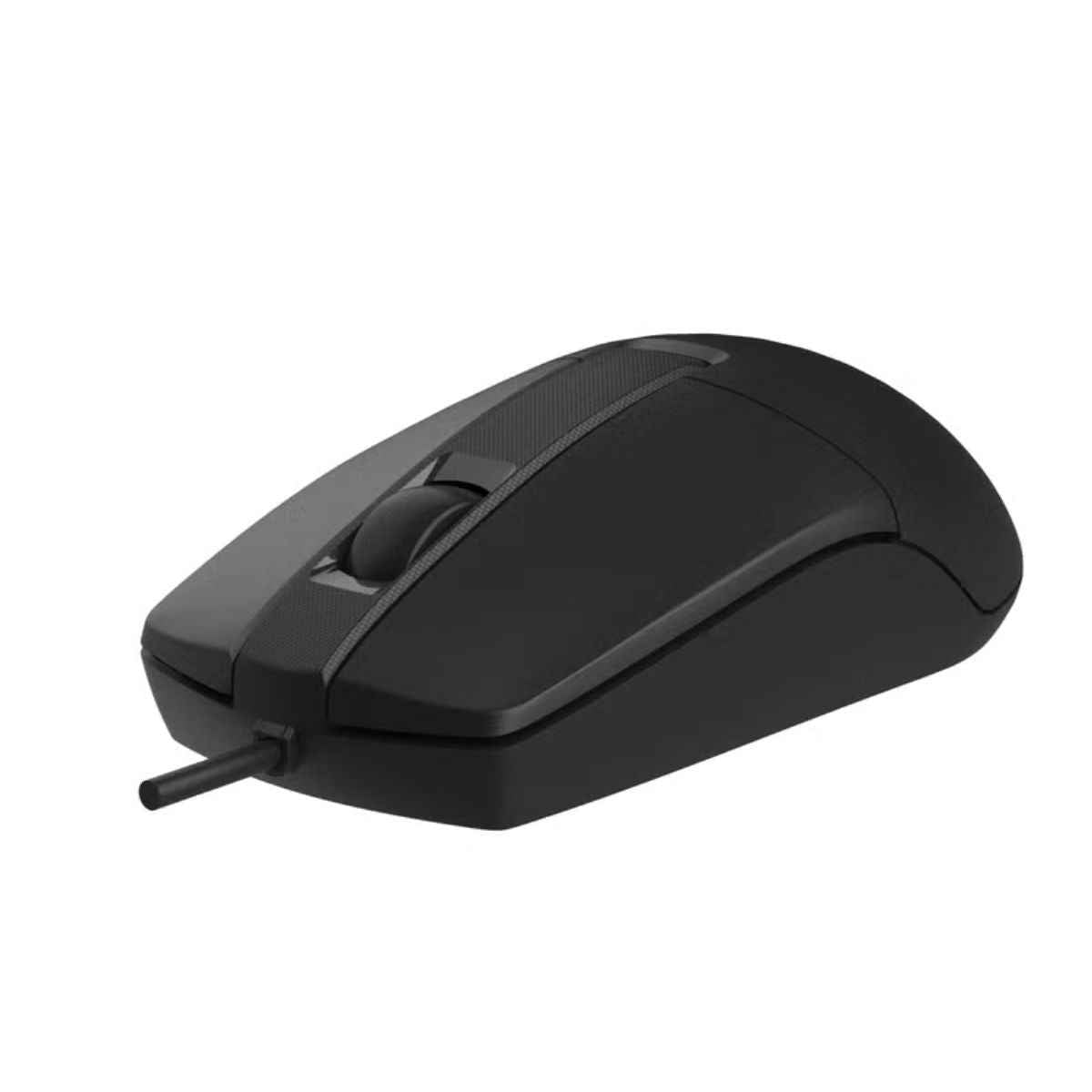 A4Tech OP-330S Wired Mouse – Silent Click, 1200 DPI, USB (Black)