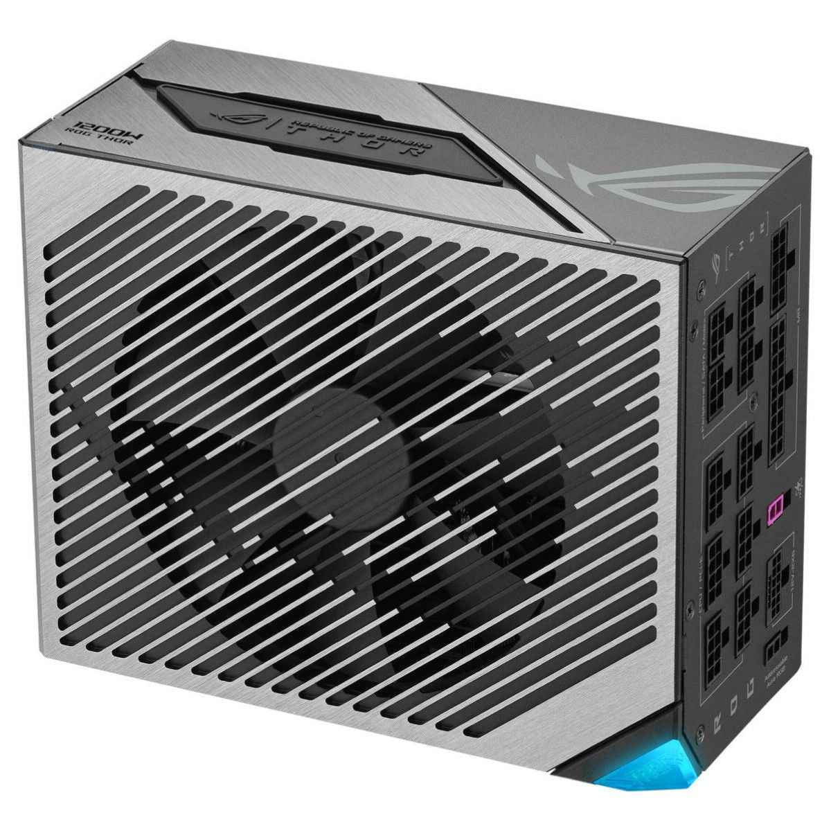 Asus ROG Thor 1200W Platinum III Fully Modular Power Supply, 80 PLUS Platinum Efficiency, Active PFC, ATX 3.1 Standard, Cybenetics Lambda A++ Certification