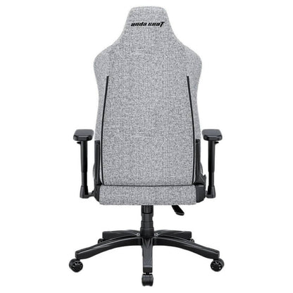 AndaSeat Novis L Gaming Chair | Linen Fabric | Ash Gray | 155–190cm | 5cm Raised Lumbar | AD23-L-01-G-F
