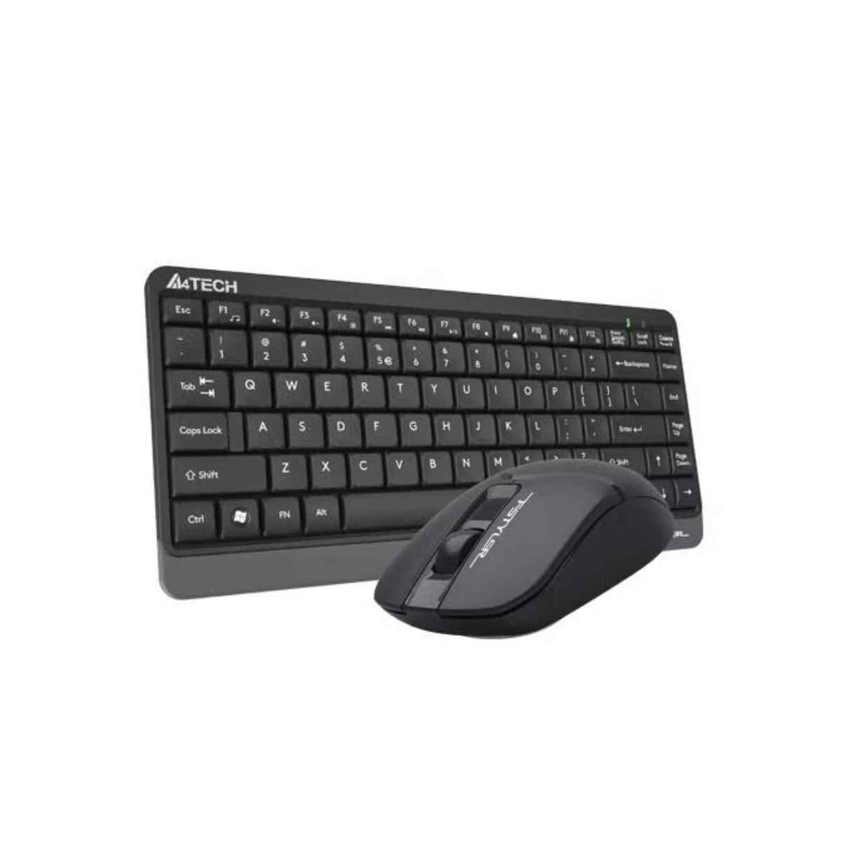 A4Tech Fstyler FG-1112S 2.4G Wireless Keyboard & Mouse Combo – Silent Click, 12 Fn Hotkeys, Black