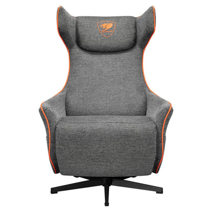 Cougar MAGUS Sofa Chair | Imitation Linen Upholstery | 270° Free-Swiveling Design | Unrestricted Recline | Polyester Fiber Padding | Side Storage Pocket | Supports Up to 150kg