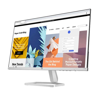 HP Series 5 524SF Monitor, 24" FHD IPS Display, 100Hz Refresh Rate, 5ms (GtG with Overdrive) Response Time, Tilt Adjustable, 16.7m Color Support, Black/Silver | 94C17AA