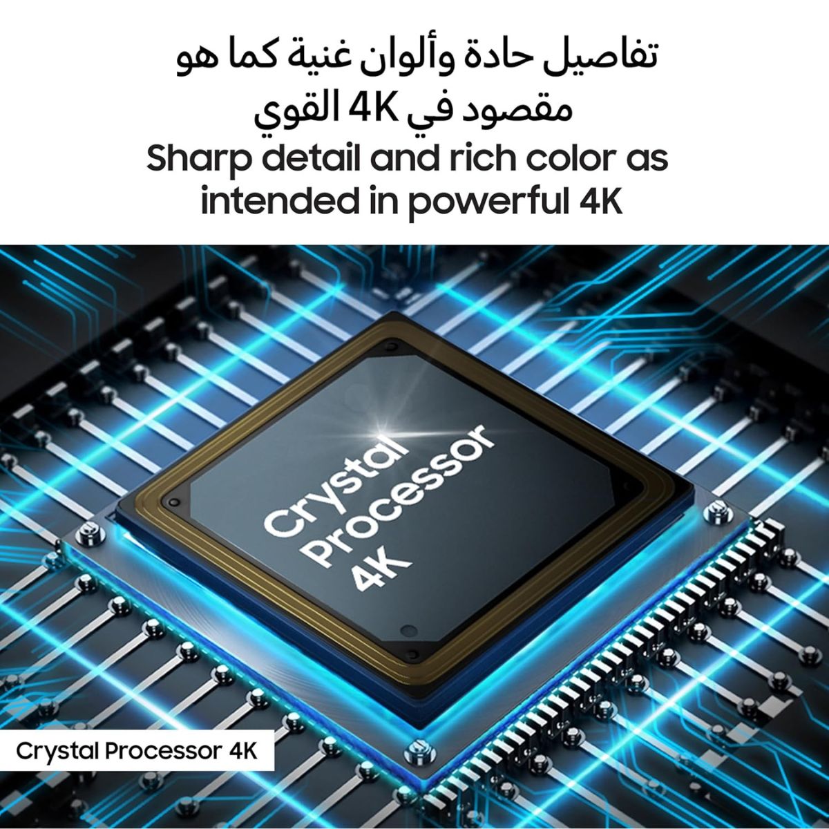 Samsung U8000H 65-Inch Crystal UHD 4K Smart TV | Crystal Processor 4K | Motion Xcelerator | Vision AI | UA65U8000HUXZN