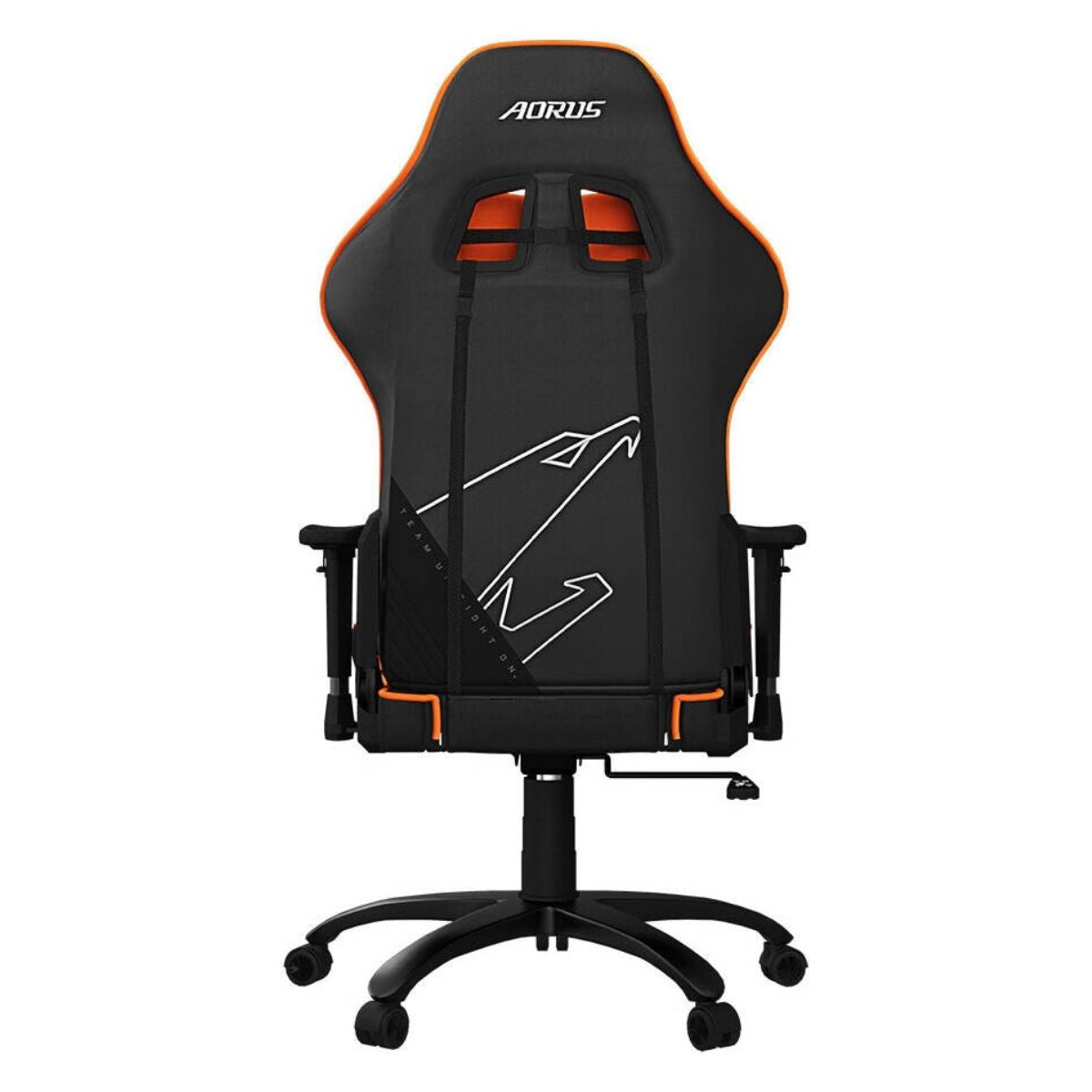 GIGABYTE AGC310 Gaming Chair | 2D Adjustable Armrest | High-Density Flexible Foam | All-Steel Frame & Base | 160° Recline | Class 4 Gas Lift | BIFMA Certified | Black &amp; Orange