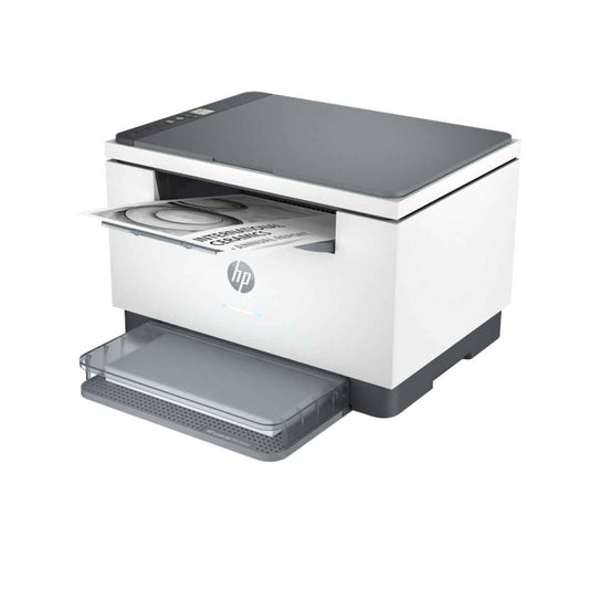 HP LaserJet MFP M236dw Multifunction Printer, Print Copy Scan, Up to 29 ppm, Automatic Duplex Printing, Wireless & Ethernet Connectivity, White/Gray | 9YF95A (Inside Cushions Missing)