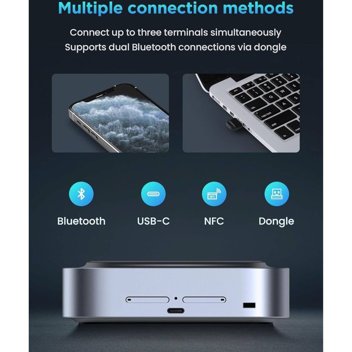 MAXHUB UC BM35 Bluetooth Teleconference Speakerphone | 8-Microphone Array | 5W + 3W Speaker | Bluetooth 5.3 | 4400mAh | UC-BM35