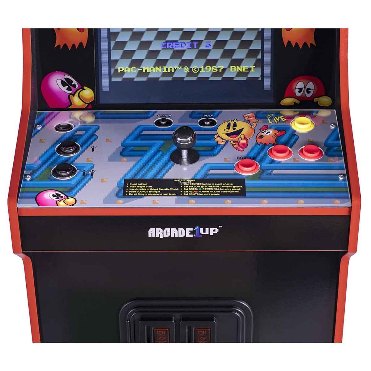 Arcade1Up PAC-Man Deluxe Arcade Machine – 5ft Tall, 14 Classic Games, Home Arcade Experience