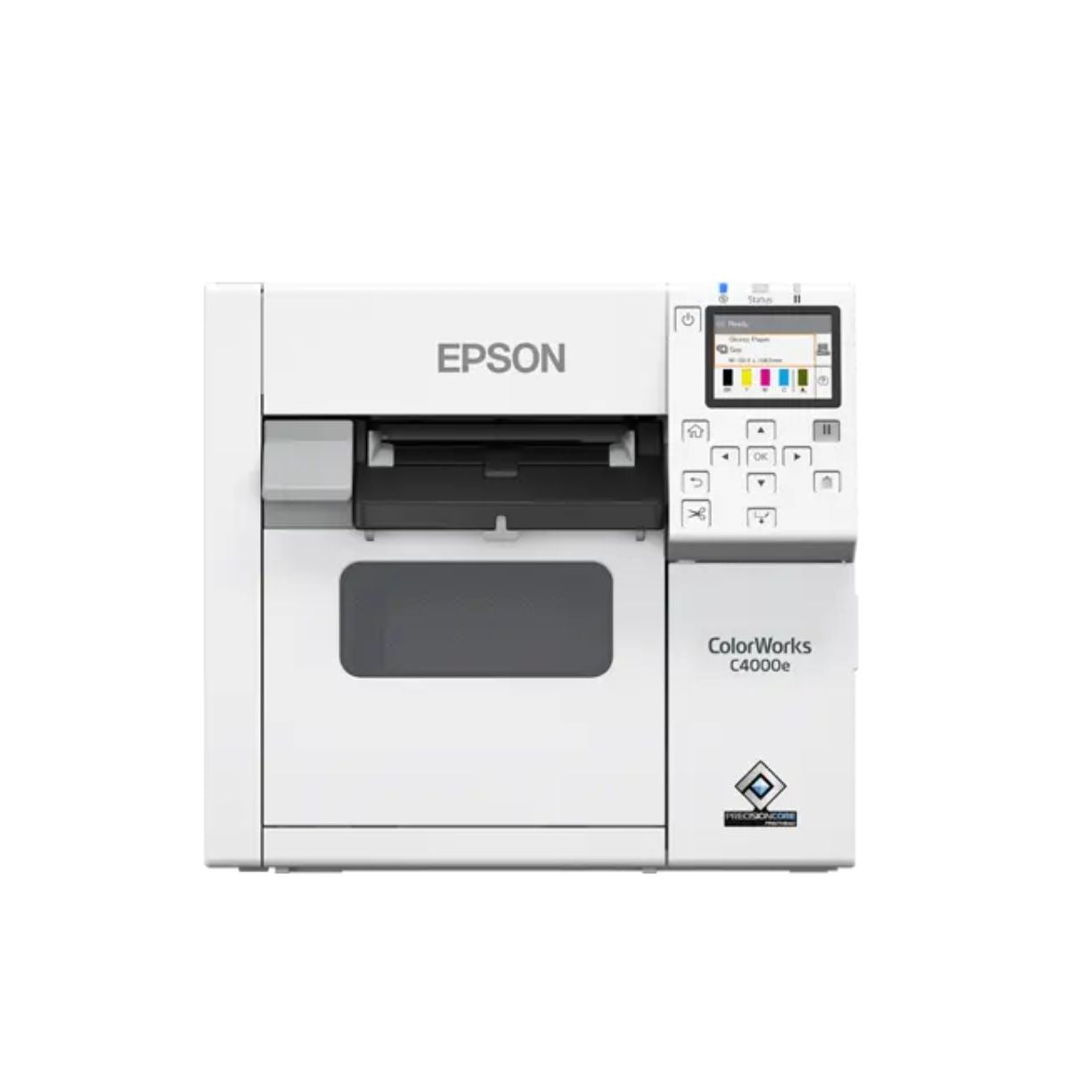 Epson ColorWorks C4000e (BK) Colour Label Printer | 1200 x 1200 DPI | 100 mm/s | USB | Autocutter | C31CK03102BK