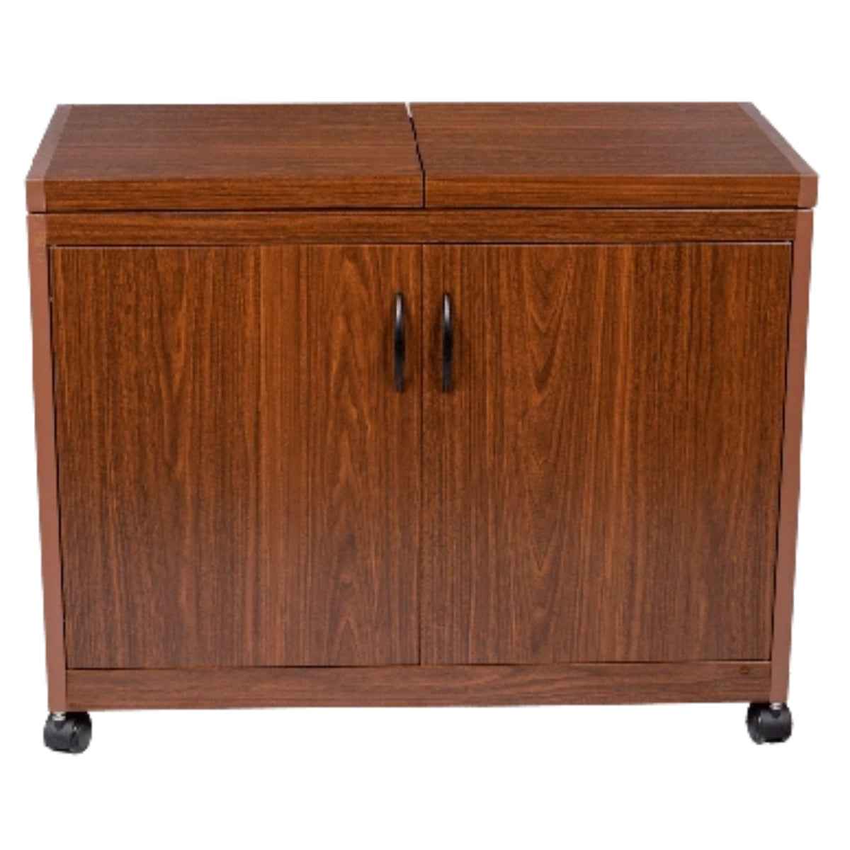 Wolf Power 4 Dish Food Warmer Trolley with Slide Cover – Mahogany | Model WPS6242DB