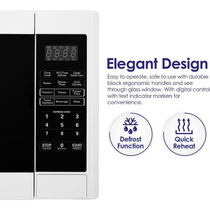 Super General SGMM935DGW Microwave Oven – 30L Capacity, Digital Control, White