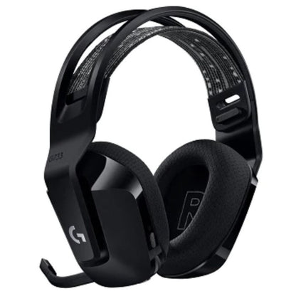 Logitech G733 LIGHTSPEED Wireless RGB Gaming Headset, 2.4GHz, PRO-G Drivers, 29H Battery, BLUE VO!CE Mic, Black / White / Blue / Lilac