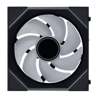 Lian-Li UNI FAN SL-INF Wireless Case Fans – 120mm, 2300 RPM, 67 CFM Airflow, FDB Bearing, Pack of 3, Black | 12SLIN1W3B