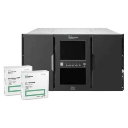 HPE 30TB LTO-8 Ultrium RW Data Cartridge, 12TB Native Capacity, Up to 700 MB/s Transfer Speed, FIPS 140-2 Level 1 Encryption, Rewritable