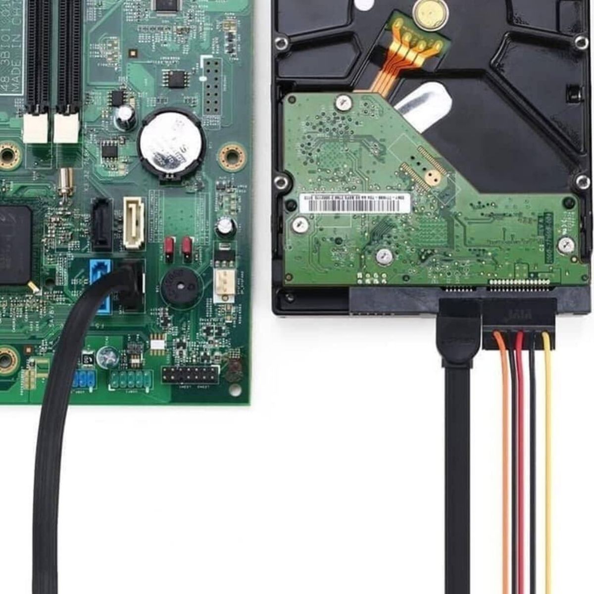 UGREEN SATA 3 Data Cable 0.5m | High-Speed SATA III 6Gbps Cable | Black | 30796