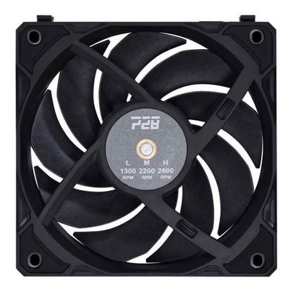 Lian Li UNI FAN P28 Case Fan | 120mm | 2600 RPM | 92 CFM | Fluid Dynamic Bearing | 3-Pack | Black