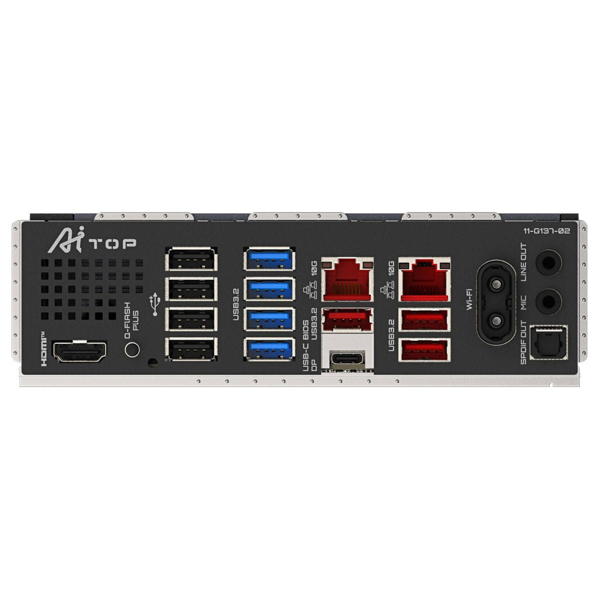 GIGABYTE B850 AI TOP AM5 ATX Motherboard, AMD B850 Chipset, 4x DDR5 DIMM Slots, Up to 256GB Max Memory, 2x PCIe 5.0 x16, 3x M.2 Slots, WiFi & Bluetooth Connectivity | B850-AI-TOP