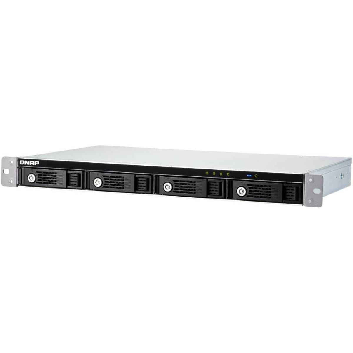 QNAP TR-004U 4-Bay 1U Short-Depth Rackmount RAID Enclosure – USB Type-C, SATA HDD/SSD Expansion