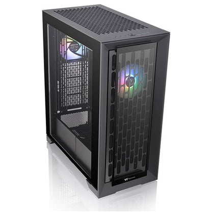 Thermaltake CTE T500 TG ARGB Full Tower ATX PC Case, 4mm Tempered Glass Panel, Fits Up 12* 120mm Fans & 420mm Radiator, Active Cooling, USB 3.2 Type-C *1, USB 3 *2, Black | CA-1X8-00F1WN-01