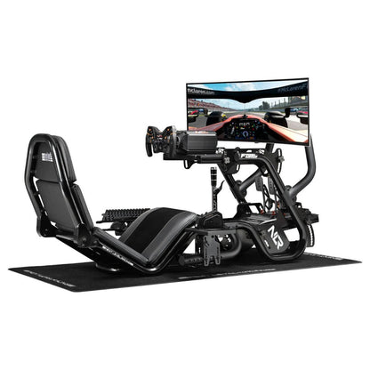 Next Level Racing F-GT Pro Formula & GT Racing Simulator Cockpit, Multi-Position Racing Cockpit, Wheel & Pedal Compatible, Black | NLR-R003