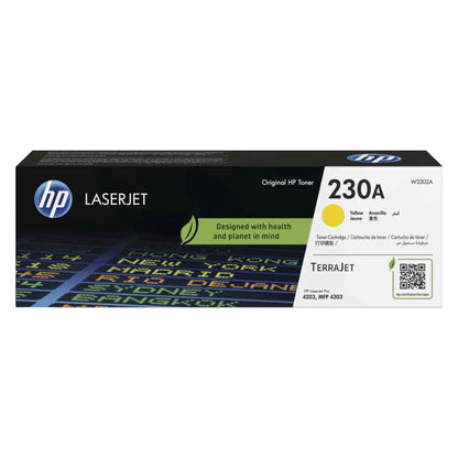 HP 230A  Original Color Toner Cartridge – Cyan, Magenta, Yellow – For HP Color LaserJet Pro MFP 4303dw