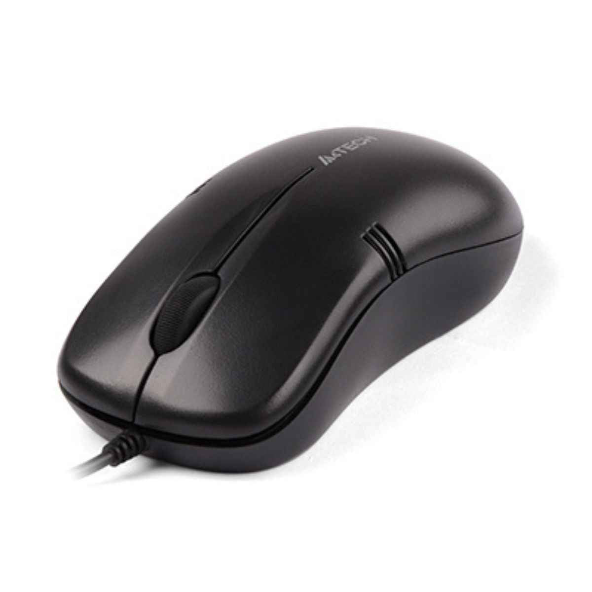 A4Tech OP-560NU / OP-560NUS Wired Silent Mouse – 1200 DPI, 4-Way Scroll, Dust-Resistant Wheel, Black