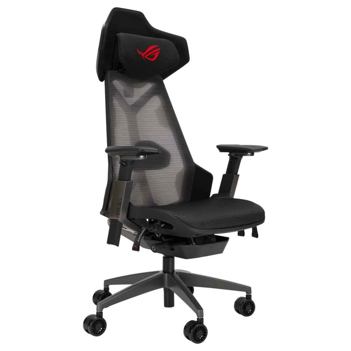 Asus ROG Destrier Ergo Gaming Chair – Exoskeletal Design, Mesh Comfort, Aluminum Frame