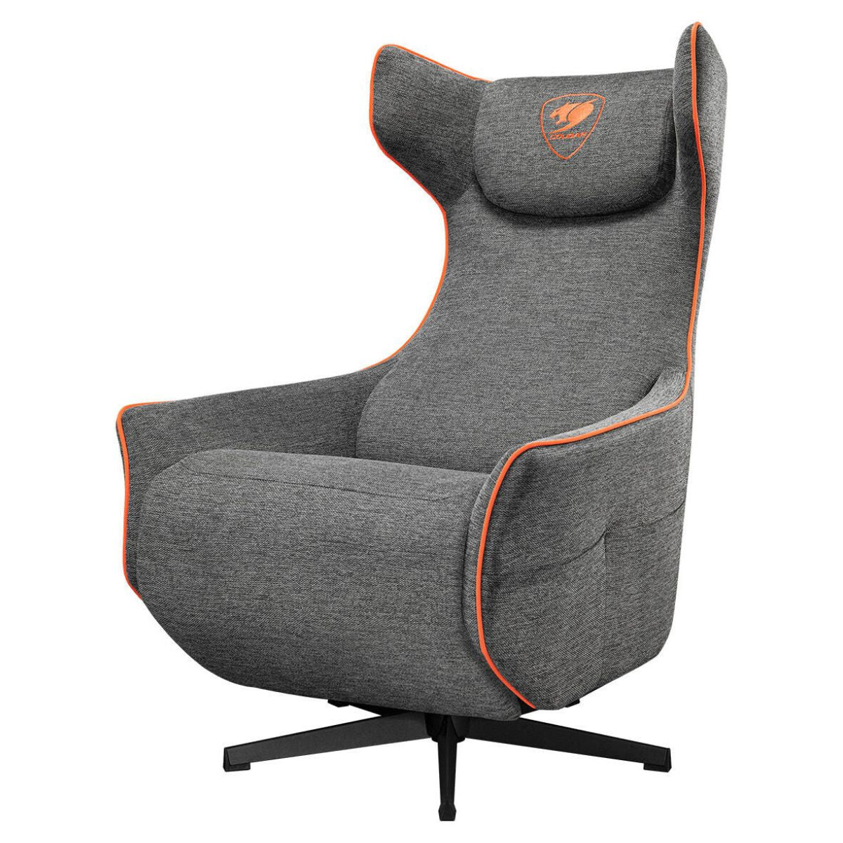 Cougar MAGUS Sofa Chair | Imitation Linen Upholstery | 270° Free-Swiveling Design | Unrestricted Recline | Polyester Fiber Padding | Side Storage Pocket | Supports Up to 150kg