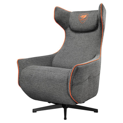 Cougar MAGUS Sofa Chair | Imitation Linen Upholstery | 270° Free-Swiveling Design | Unrestricted Recline | Polyester Fiber Padding | Side Storage Pocket | Supports Up to 150kg