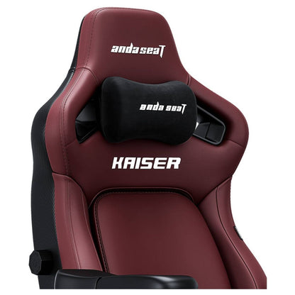 AndaSeat Kaiser 4 Large Gaming Chair | ArteDiPelle Synthetic Leather | 5D Armrests | High-Density Cold-Cure Foam | Maroon | AD12YDDC-L-20-A-PV/C