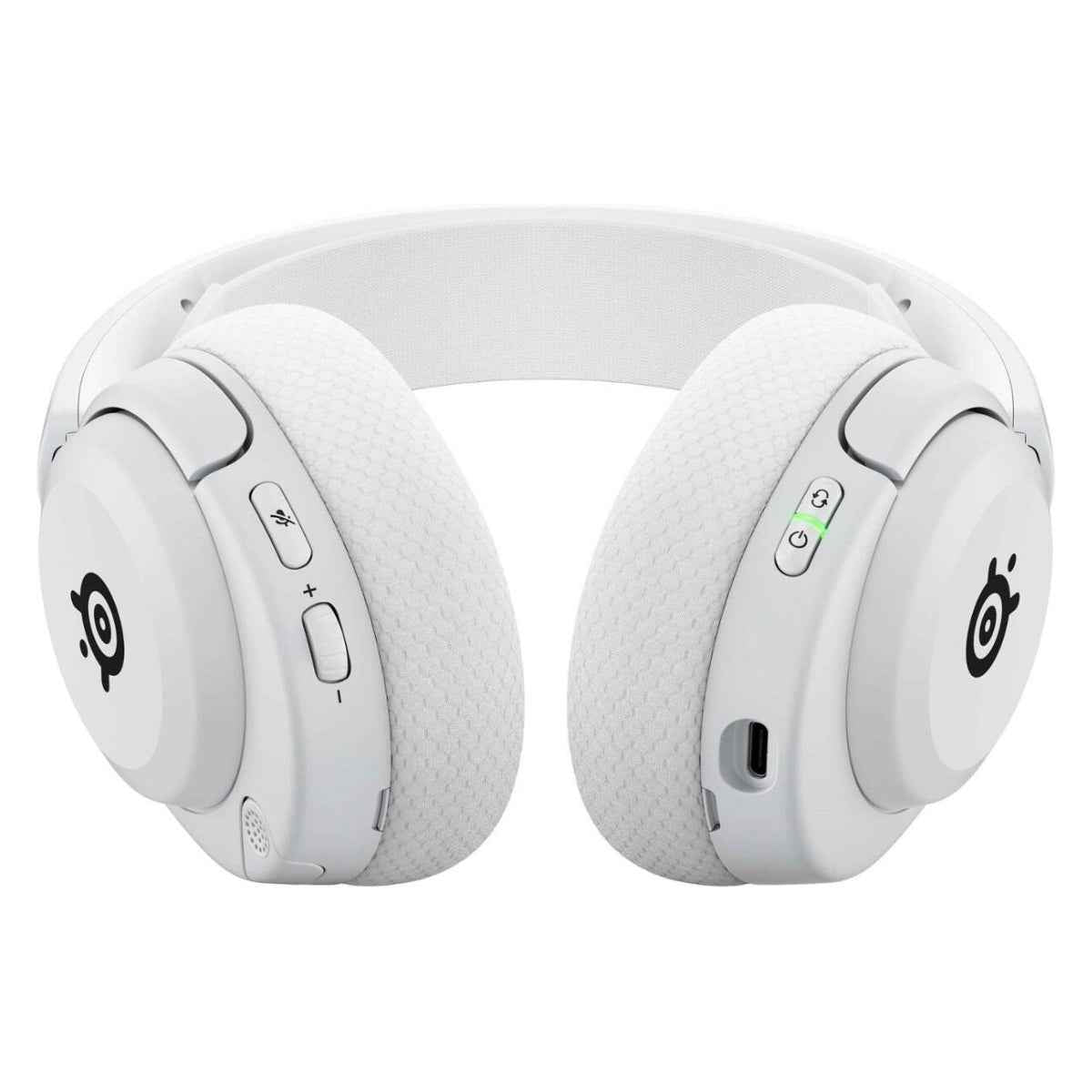 SteelSeries Arctis Nova 5 Wireless Headphones, 40mm Neodymium Drivers, Clear Cast Gen 2.x, Retractable Boom, 360° Spatial Audio, Quick-Switch Wireless, White