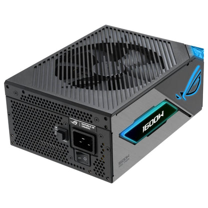 Asus ROG Thor 1600W Titanium III Fully Modular Power Supply, 80 Plus Titanium Efficiency, Cybenetics Titanium Certification, Active PFC, ATX 3.1 Standard, GaN MOSFET Technology