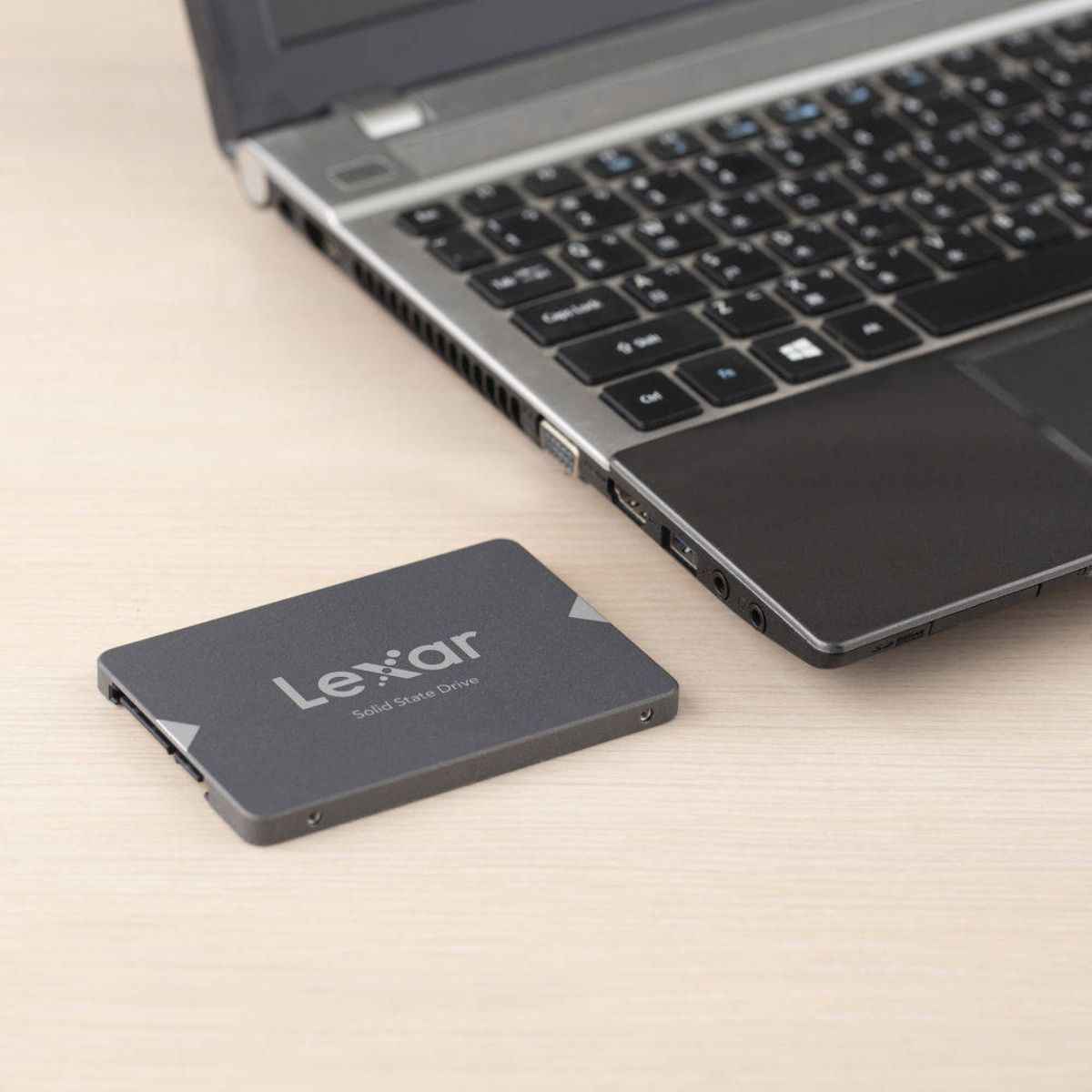 Lexar NS100 2.5" SATA III Internal SSD – Up to 1TB, 550MB/s Read, 440MB/s Write