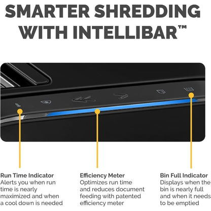 Fellowes Powershred LX220 Micro-Cut Shredder | P-4 | 20-Sheet Capacity | 2 × 12mm | 8-Gallon Bin | Black | 5015401