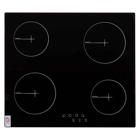 Terim TERBIVC604GB Built-in Ceramic Electric Hob – 60 cm, Black Vitro-Ceramic