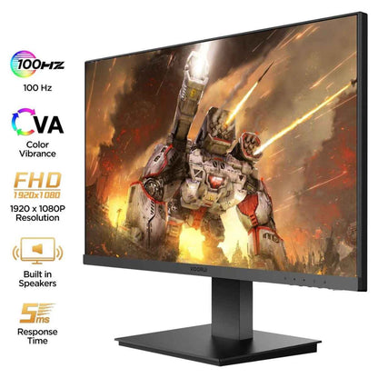 KOORUI S01 Gaming Monitor – 22" VA Display, FHD Resolution, 100Hz Refresh Rate, 4ms (OD) Response Time, FreeSync &amp; G-Sync Compatible