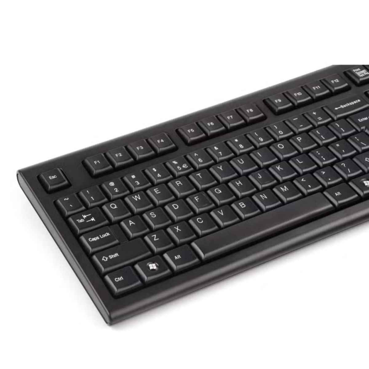 A4Tech KR-85 Wired Keyboard – Comfort Keys, FN Hotkeys, USB (Black)