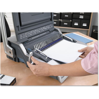 Fellowes Galaxy E 500 Electric Comb Binding Machine | 28 Sheet Electric Punch Capacity | 500 Sheet Binding Capacity | Professional Heavy-Duty Office Binder | FEL5218301