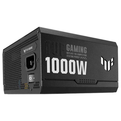 Asus TUF Gaming 1000W ATX Power Supply Unit, 80 Plus Gold Certification, Fully Modular, 135mm Fan, Dual Ball Fan Bearings, Axial-tech Fan Design, Military-grade, Black