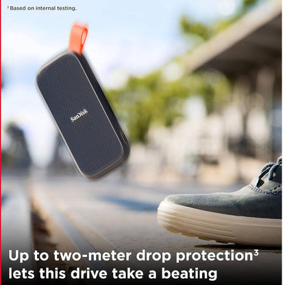 SanDisk SDSSDE30 Portable SSD, USB-C 3.2 Gen 2 Interface, Up to 800 MB/s Transfer Speed