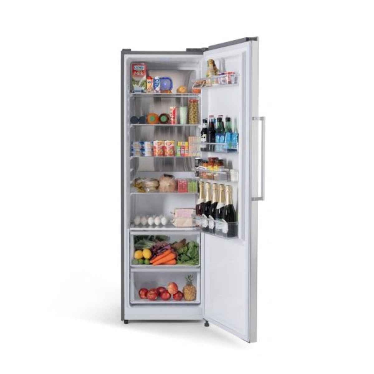 Terim TERUR460SS 373L Upright Refrigerator, No Frost Technology, LED Display Control, Multi Air Flow, Adjustable Shelves, Stainless Steel Finish