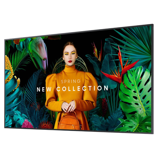 Samsung QHC Series Digital Signage, 65" VA Display, 4K UHD Resolution, Quantum Processor Lite 4K, 24 / 7 Operation Hour, Temperature Sensor, Ambient Sensor, Black | LH65QHCEBGCXUE