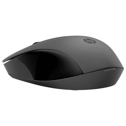 HP 150 Wireless Optical USB Mouse with a 2.4 GHz Simple Dongle, 1,600 DPI Optical Sensor, Ambidextrous Design, 3 Buttons, Ergonomic, USB-A, Black | 2S9L1AA
