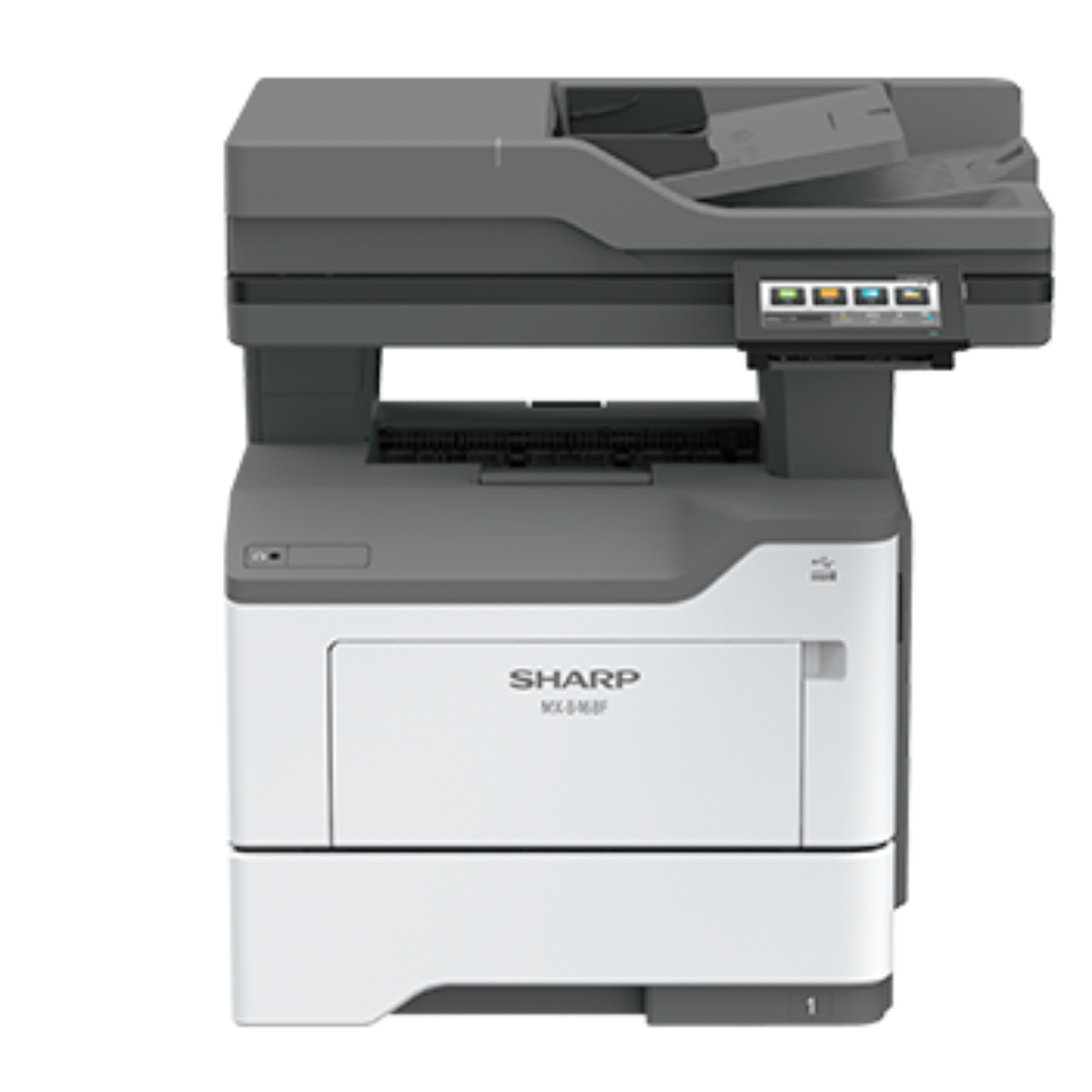 Sharp MXB468F A4 Monochrome B/W Multifunction Printer Copy Print Scan Fax, 44ppm, 1200 dpi