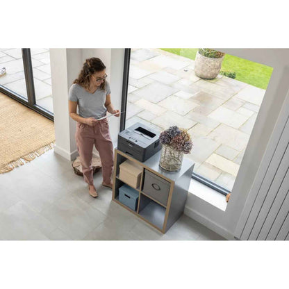 Brother HL-L2400D Compact Mono Laser Printer, Automatic Duplex Printing, Up to 30/32 ppm Print Speed, Up to 1200 x 1200 dpi Resolution, Hi-Speed USB 2.0 Connectivity, Black | HL-L2400D