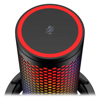 HyperX QuadCast 2 S USB Microphone | Dynamic Lighting Display | Tap-to-Mute Sensor | Detachable Shock Mount | Black | 9A273AA